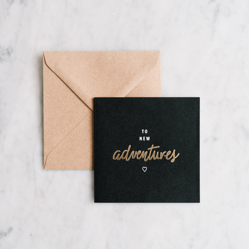 CARTE TO NEW ADVENTURES - COLLAB MY DEAR PAPER